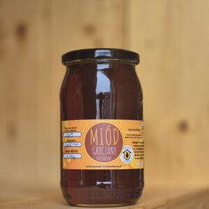 Miód gryczany nektarowy 1,1kg